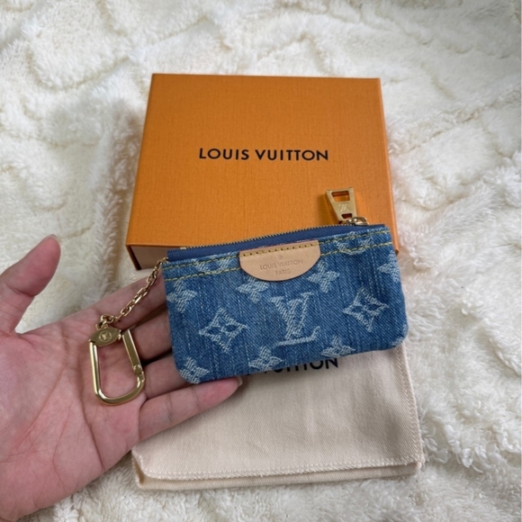Louis Vuitton Accessories - Louis Vuitton Monogram Denim Key Pouch